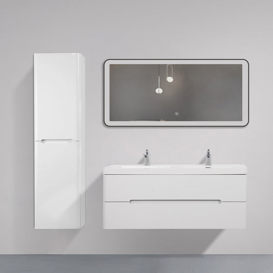 Bathroom vanity WERA 1200mm with fronts in glossy white